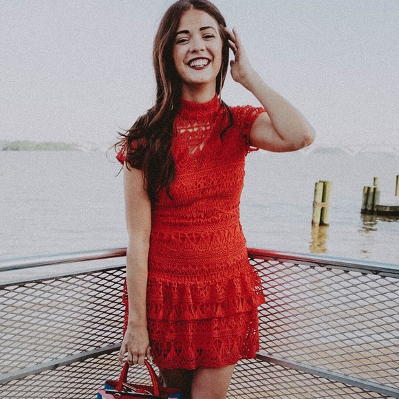 crochet dress pretty little thing